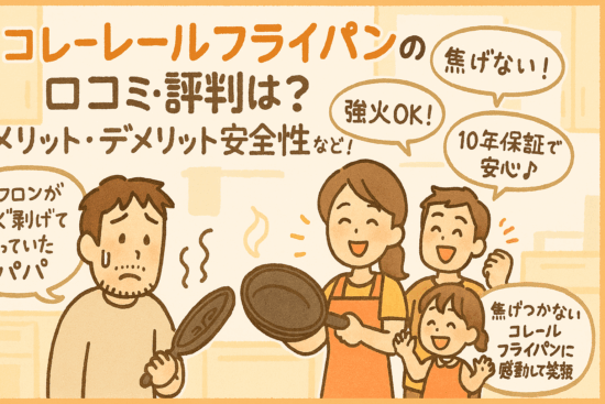 コレールフライパンの口コミ