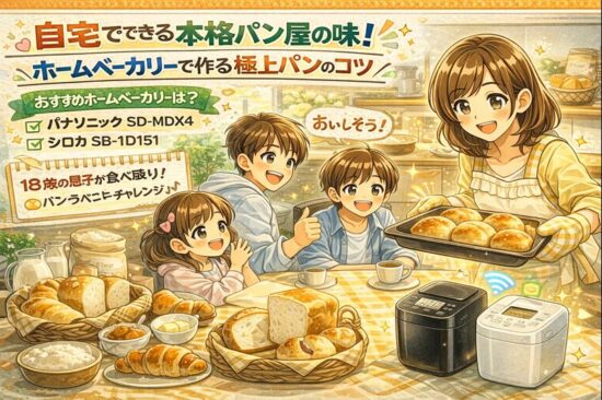 自宅でできる本格パン屋の味！ホームベーカリーで作る極上パンのコツ