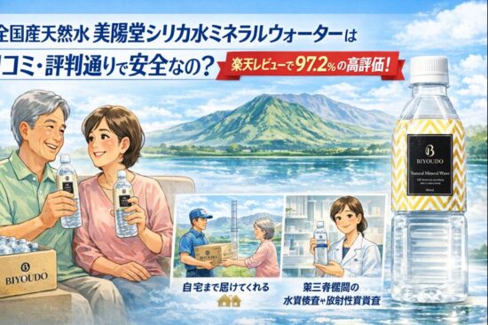 完全国産天然水 美陽堂シリカ水ミネラルウォーターは口コミ・評判通りで安全なの？